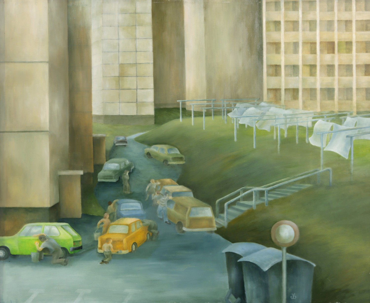 Uwe Bullmann, Sonntagmorgen im Neubaugebiet