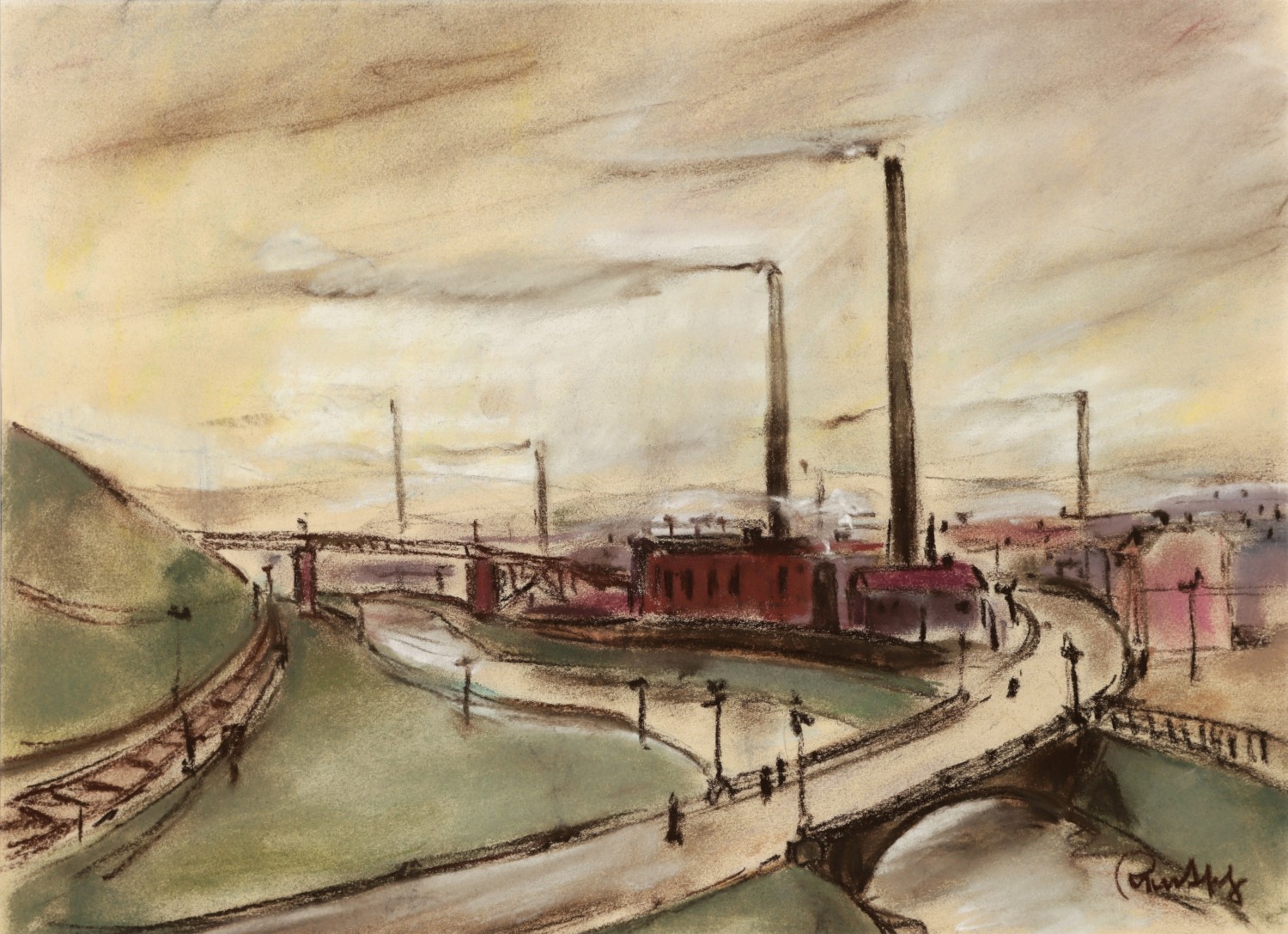 Lothar Rentsch, Fabrik am Fluss