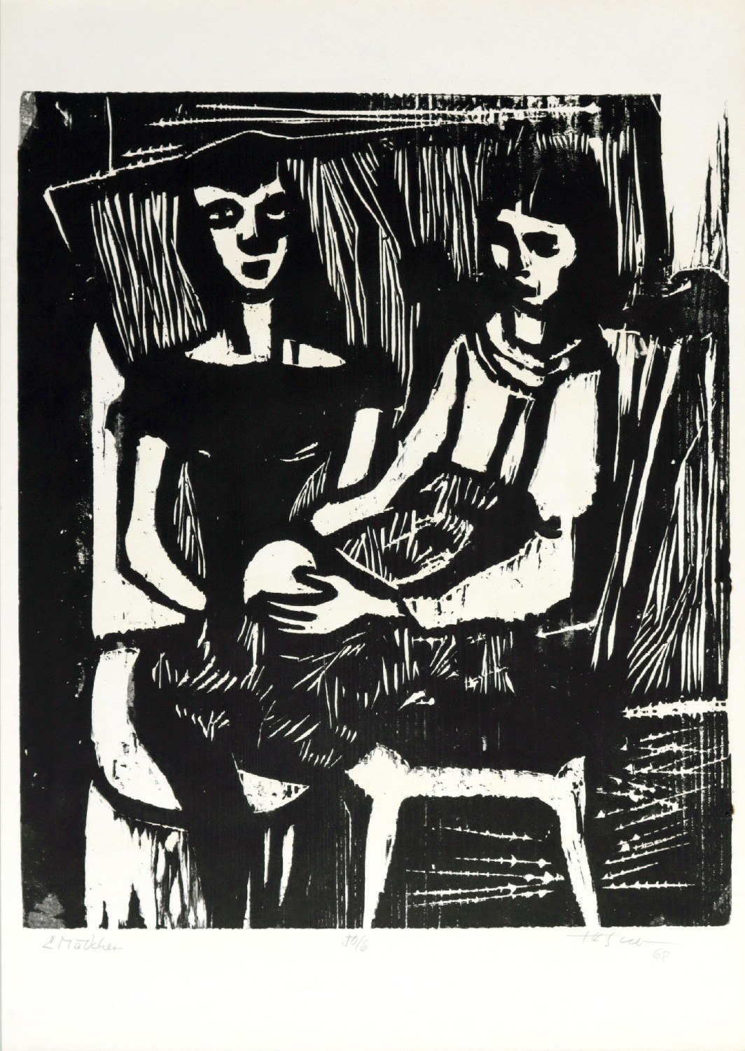 Heinz Tetzner, Zwei Mädchen